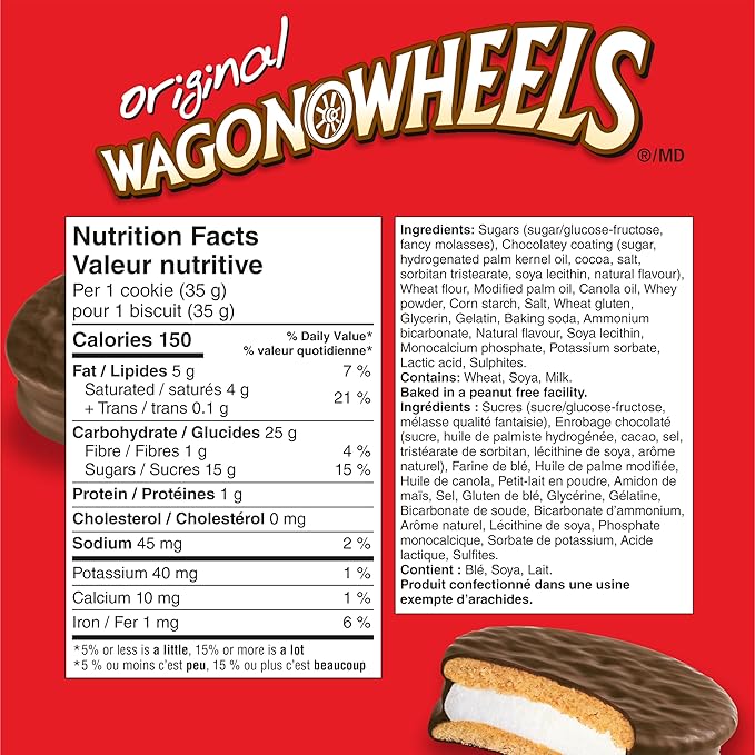 Dare Wagon Wheels Original Cookies Caja 630g 18 Unidades miniatura 2