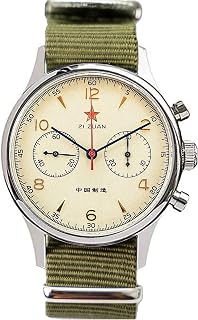 Relógio de pulso masculino movimento mecânico original Sugess Seagull ST1901, 38 mm, 40 mm, de aço inoxidável, à prova d'água, cronógrafo, safira, piloto, militar, presente para homens