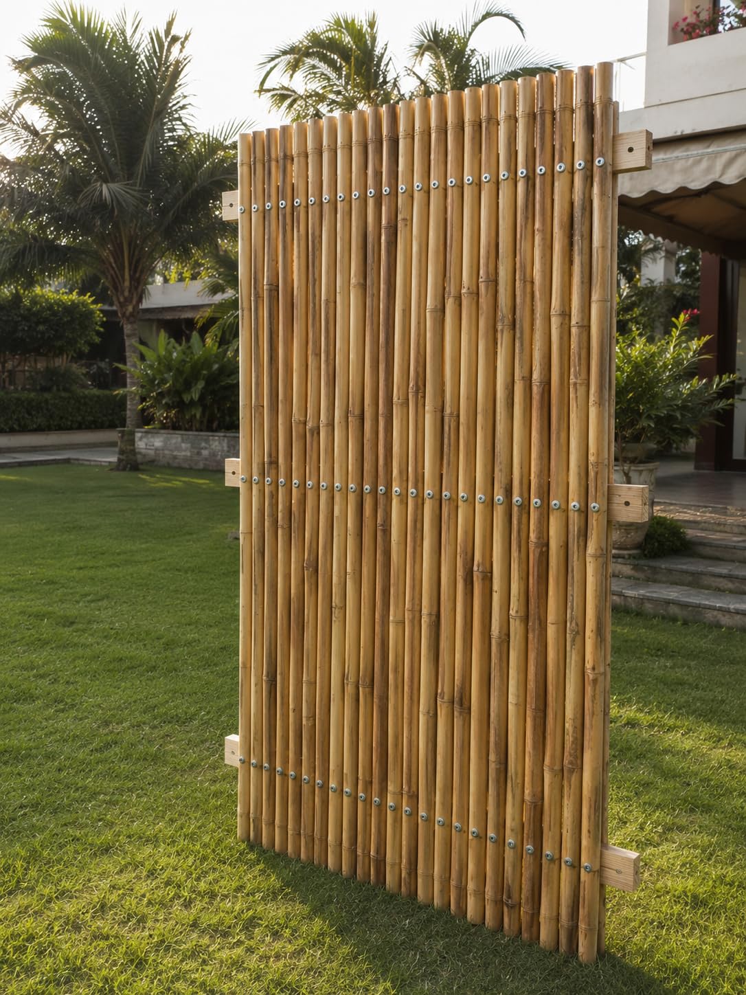 Bamboo Fence for Balcony Railing 20BY96 Inch Pack of 2 | fence for garden Fencing-image-48