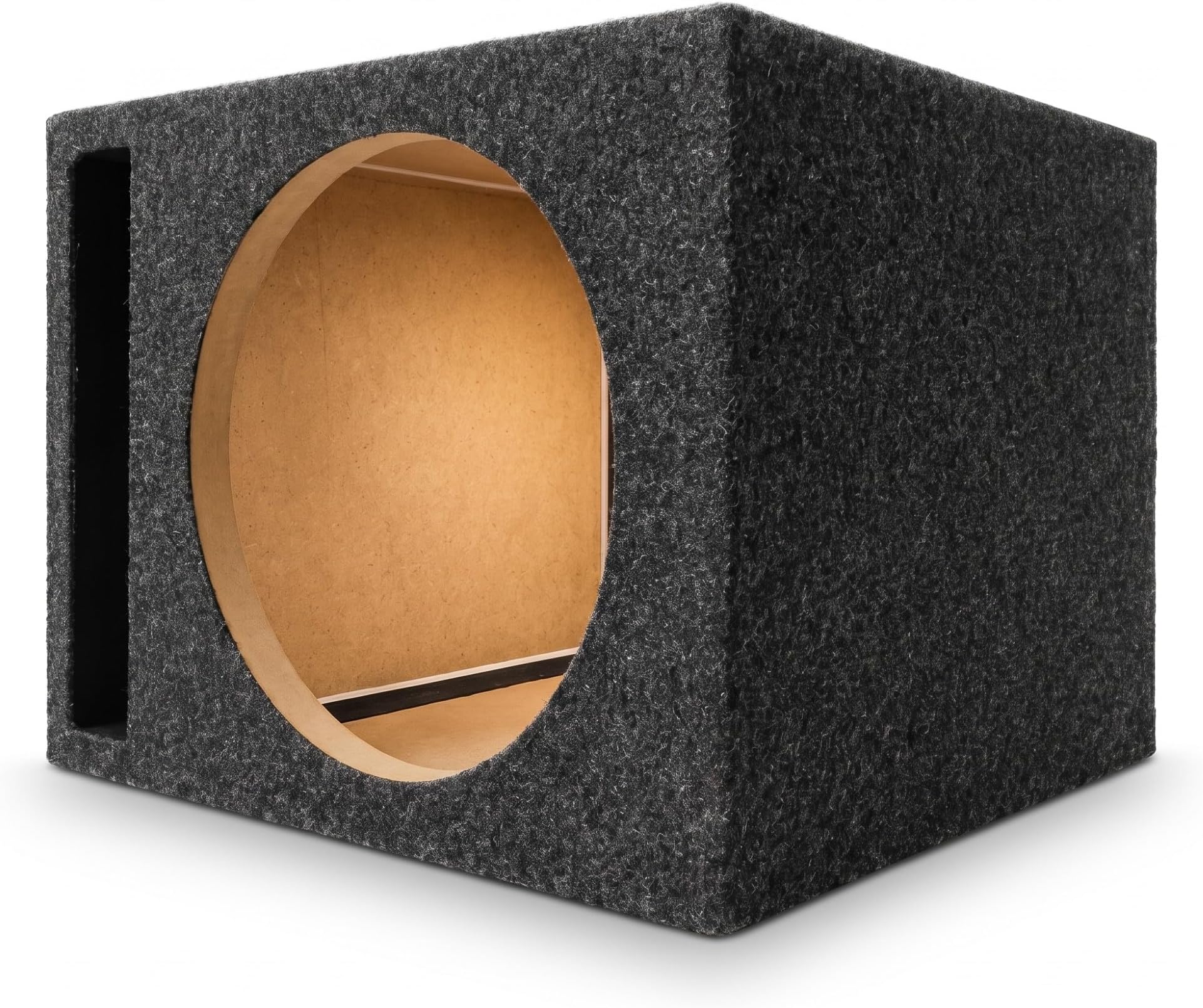 QPower 10" Single  Subwoofer Box, Vented  Speaker Enclosure