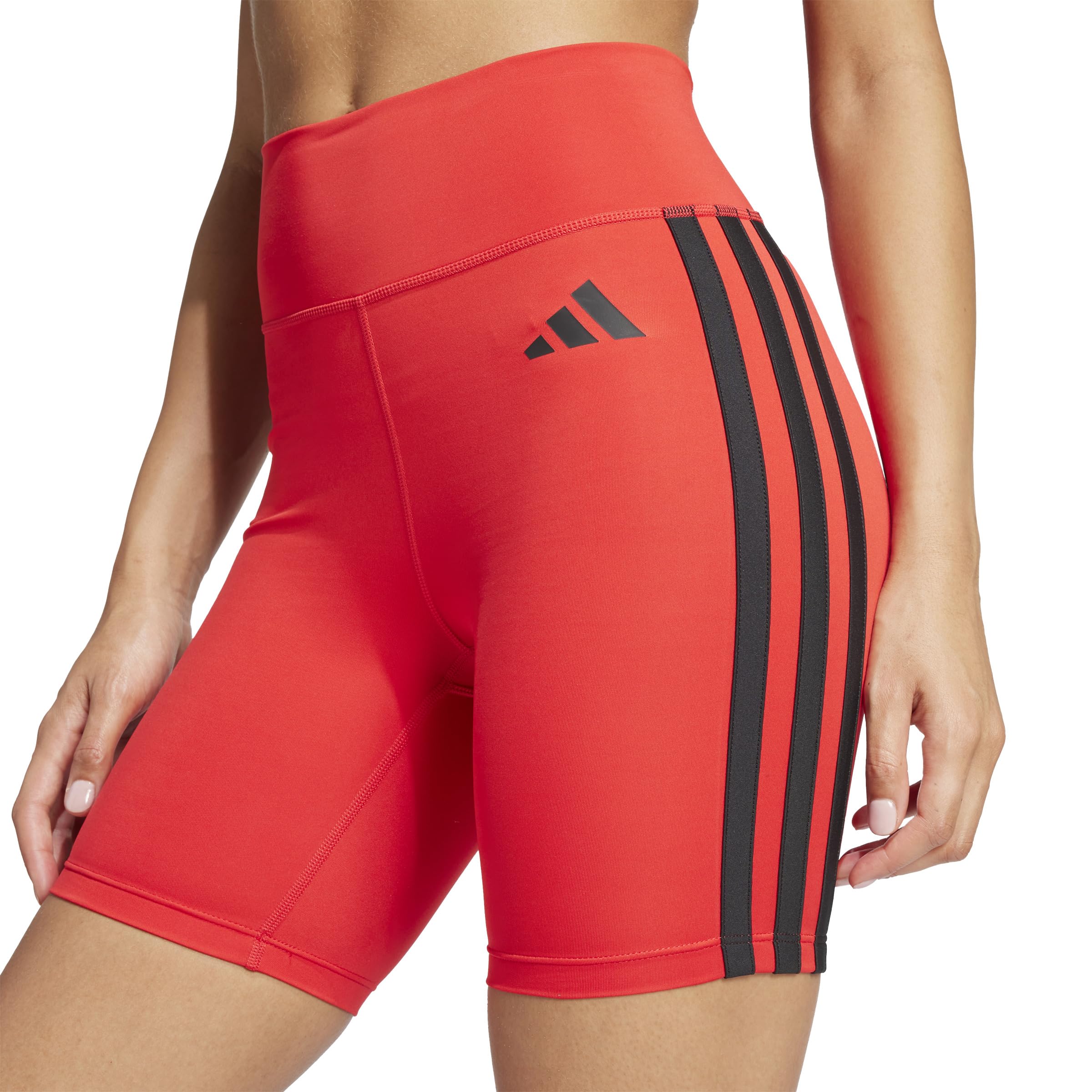 adidas Optime Essentials 3stripes Short Leggings - Rajstopy Kobiety