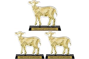 Engraved Employee of the Year Goat Trophy