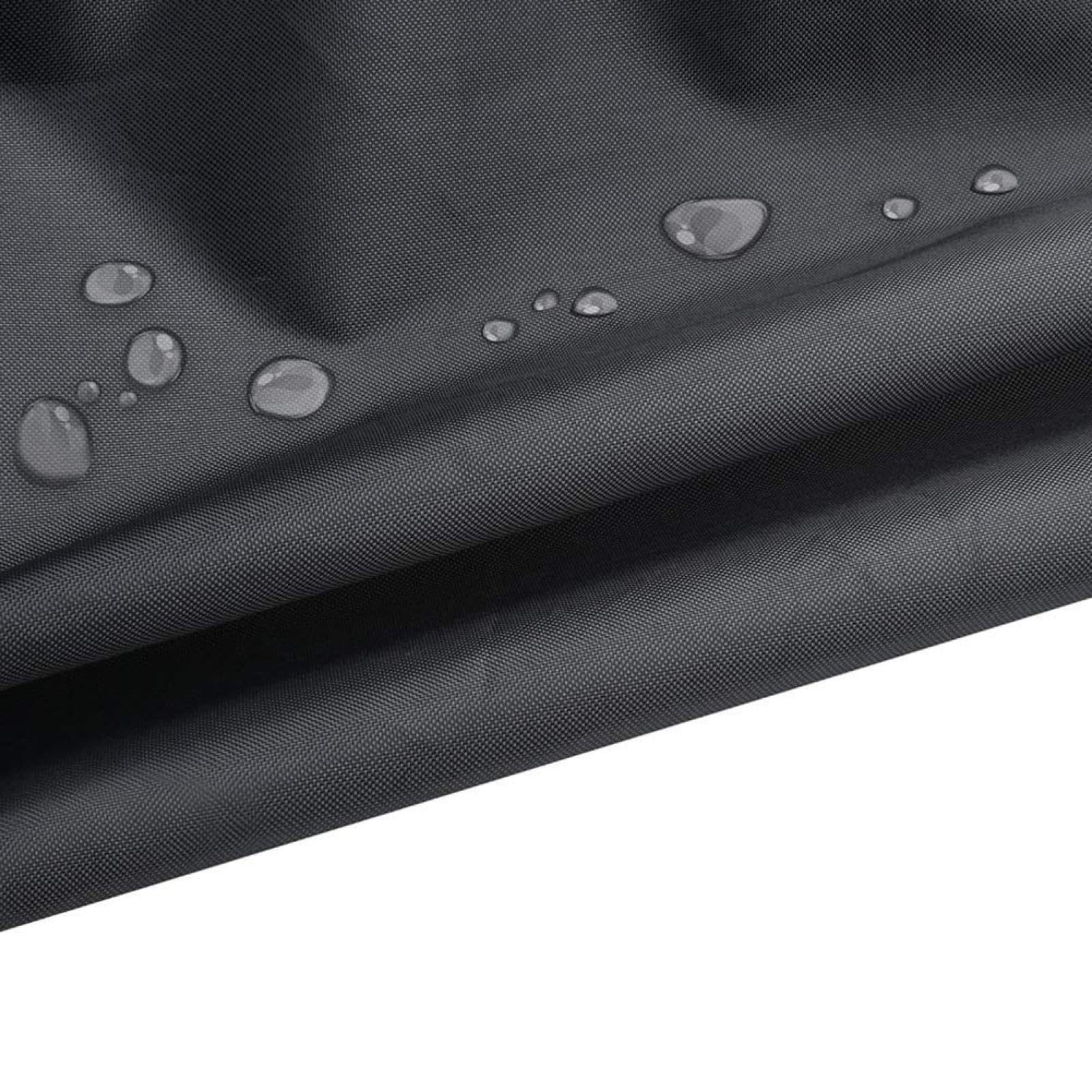 Funda para Muebles de Jardín Impermeable, 340x190x70cm/LxWxH 420D Oxford Rectangular Funda Mesa Jardin Exterior Funda Protectora para Muebles Funda Sofa Jardin Varios tamaños-Negro
