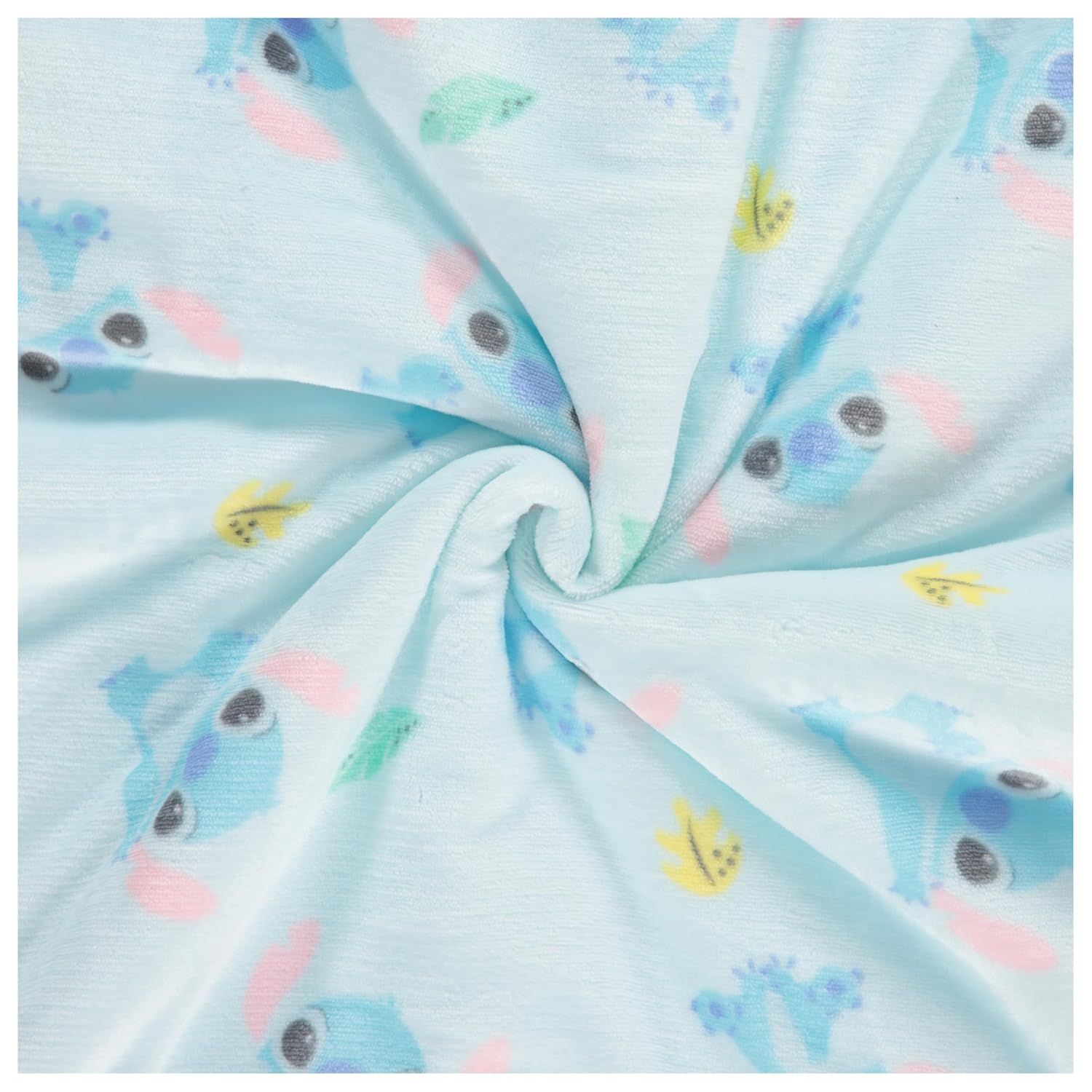 Disney Mickey Mouse, Minnie Mouse, Winnie The Pooh, Lilo and Stitch 2-Ply Infant Blanket - Soft Fleece with Polyfill - Cozy and Warm Baby Blanket for Baby Boys and Girls, 30x40 Inches - Image 6