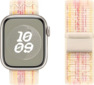 Next Store Sport Band Compatible with iWatch Series 1/2/3/4/5/6/7/8/9 (42/44/45/49), Breathable Nylon Strap Replacement