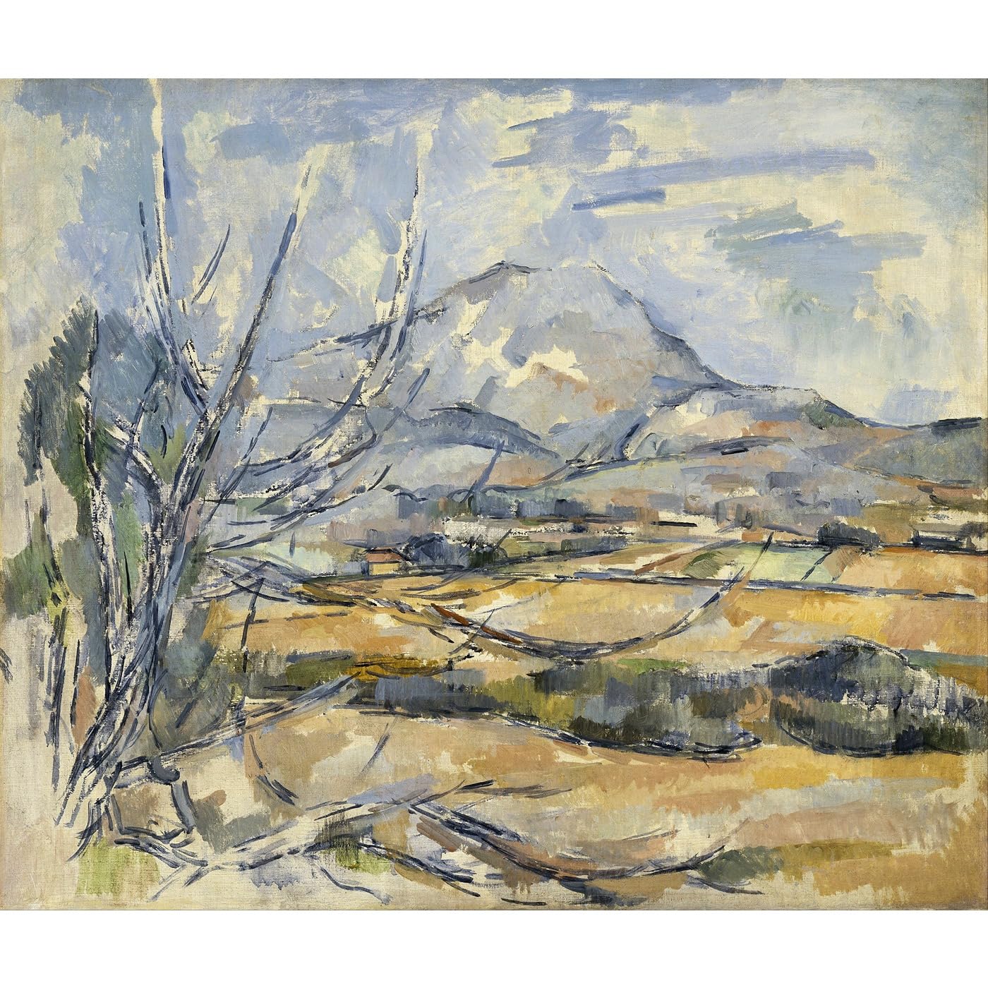 Impression toile Cézanne Montagne Sainte-Victoire art - 2