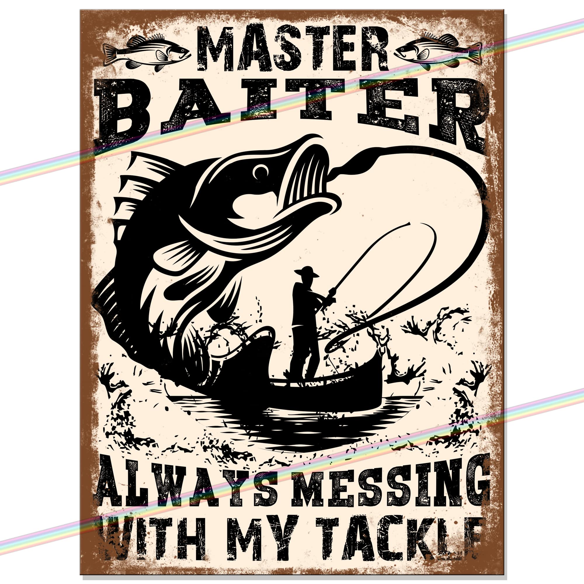 SRongmao Insegna In Metallo Per Parete 20x30 Cm - 'Father Used To Say...' - Decorazione Ironica Per Bar, Garage E Man Cave