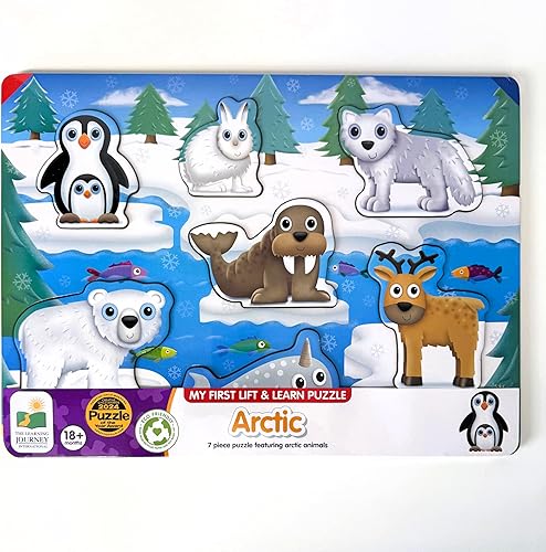 Miniatura 3 de Mi primer rompecabezas de levantar y aprender ártico de The Learning Journey