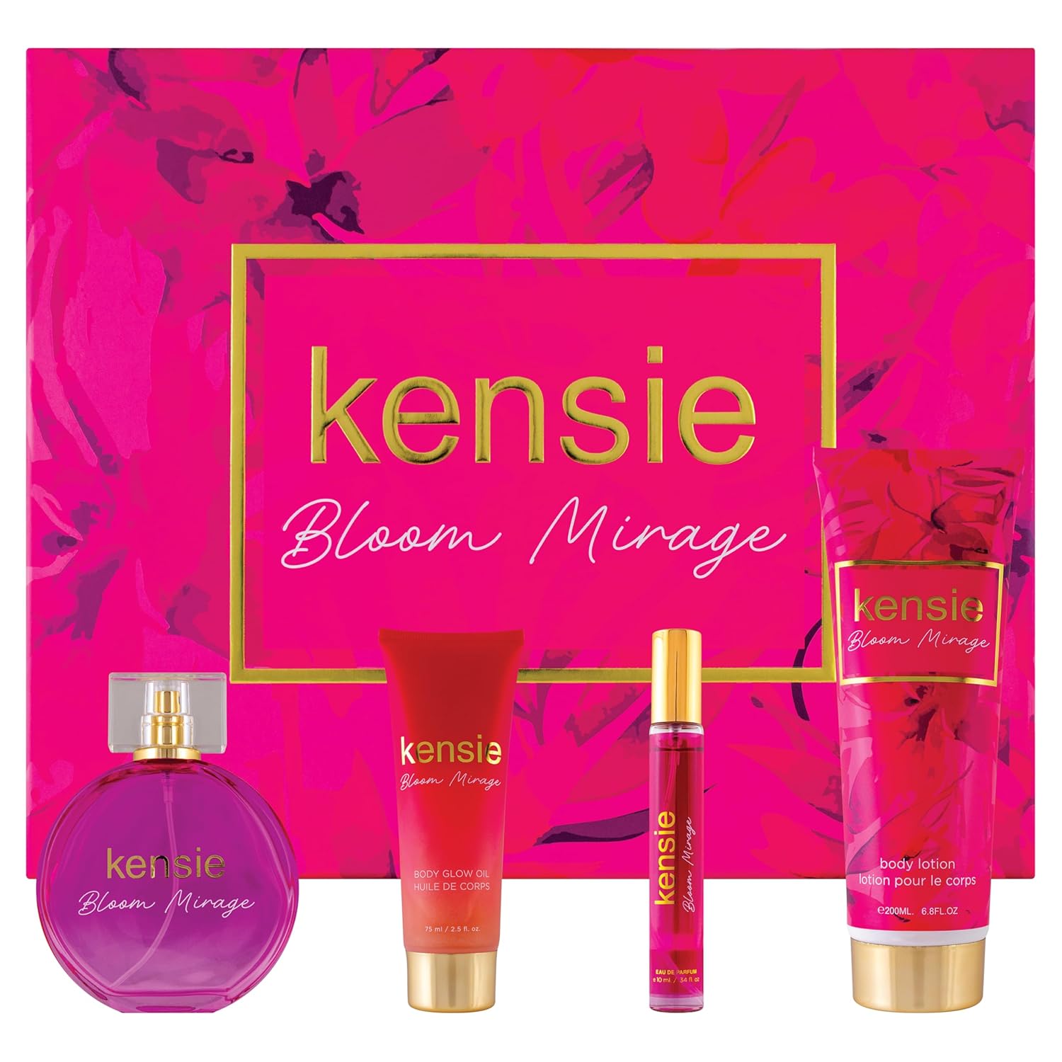 kensie Bloom Mirage EDP 4 Piece Gift Set, 3.4 fl. oz