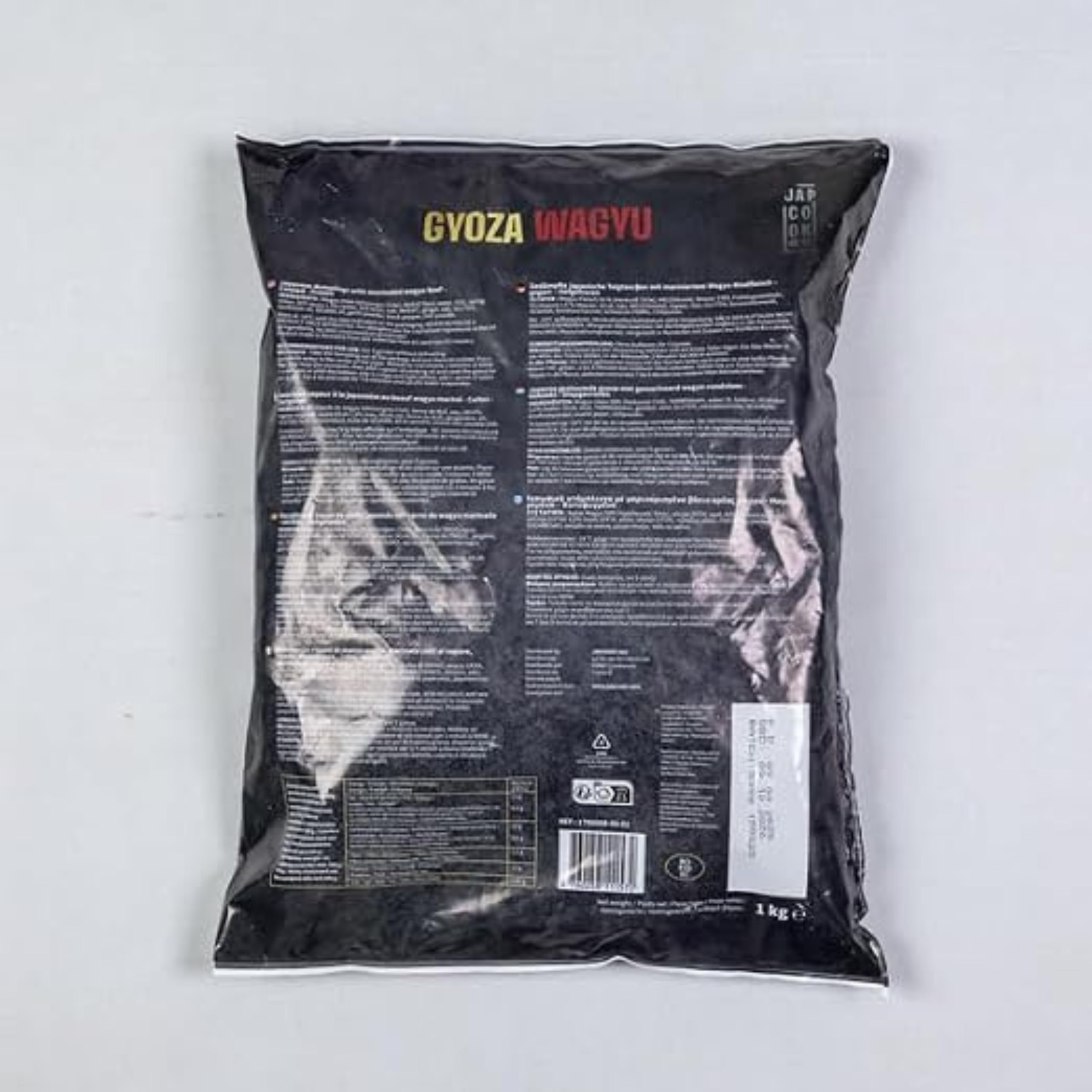 Gyoza de Wagyu - Empanadillas Japonesas con 50% Carne de Wagyu Marinada, 1kg - Dumplings Estilo Tradicional Cocinados - Pack Ahorro Familiar y Hostelería - NEXU