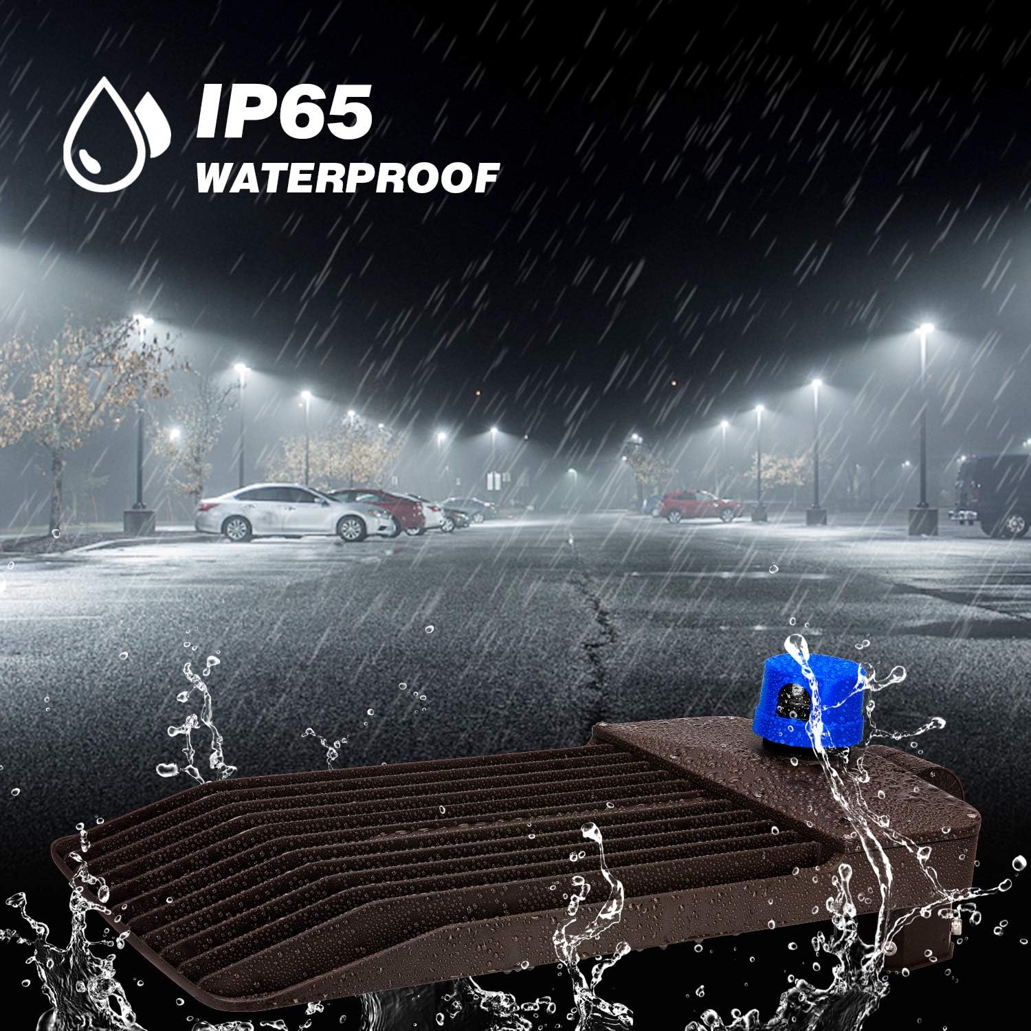 Free Shipping 🛒 300W LED Parking Lot Light 5000K 36000LM Outdoor Commercial Parking Light IP65 Waterproof Dusk to Dawn LED Shoebox Area Light with Photocell (2 Pack)
