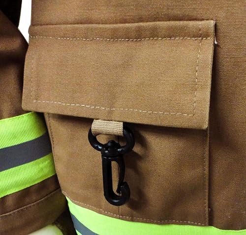 Miniatura 10 de Aeromax Traje de bombero Jr. personalizadoequipo de búnker, negro o bronceado