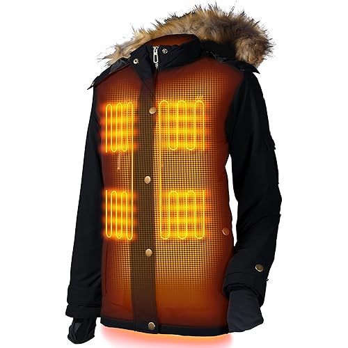 Arcadia Women’s Heated Jacket - 9 hours of Heat | Battery and Charging Cable Included