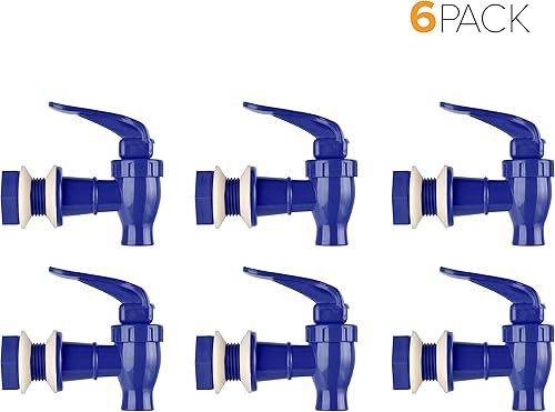 Vista 13 de Brio Válvula de repuesto para dispensador de agua, paquete de 4 grifos enfriadores para dispensadores de bebidas, vajillas, refrigeradores y más