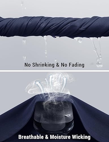 Miniatura 4 de CRYSULLY Camisas polo de manga corta para hombre, secado rápido, tácticas, con cuello, camisa de golf de piqué