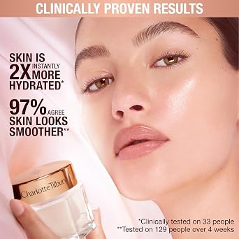 Charlotte Tilbury Iconic Magic Mini Skin Care Set - Travel Size Skincare Set with Magic Serum & Cream and Limited Edition Gua Sha - Infuses Skin with Hydration for a Youthful-Looking Glow
