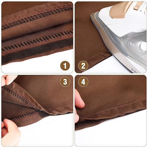 Vista 34 de Outus Cinta adhesiva para planchar en el dobladillo, cinta adhesiva para dobladillo de tela Wonder Web para pantalones cada 27 yardas, 2