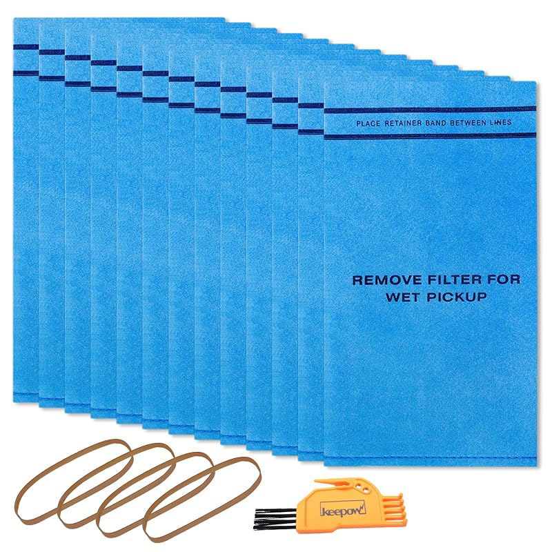 Kit de Filtros de Pano Laváveis para Aspirador de Pó e Líquidos KEEPOW 6601D, Compatível com Craftsman CMXEVBE17250, 12 unidades