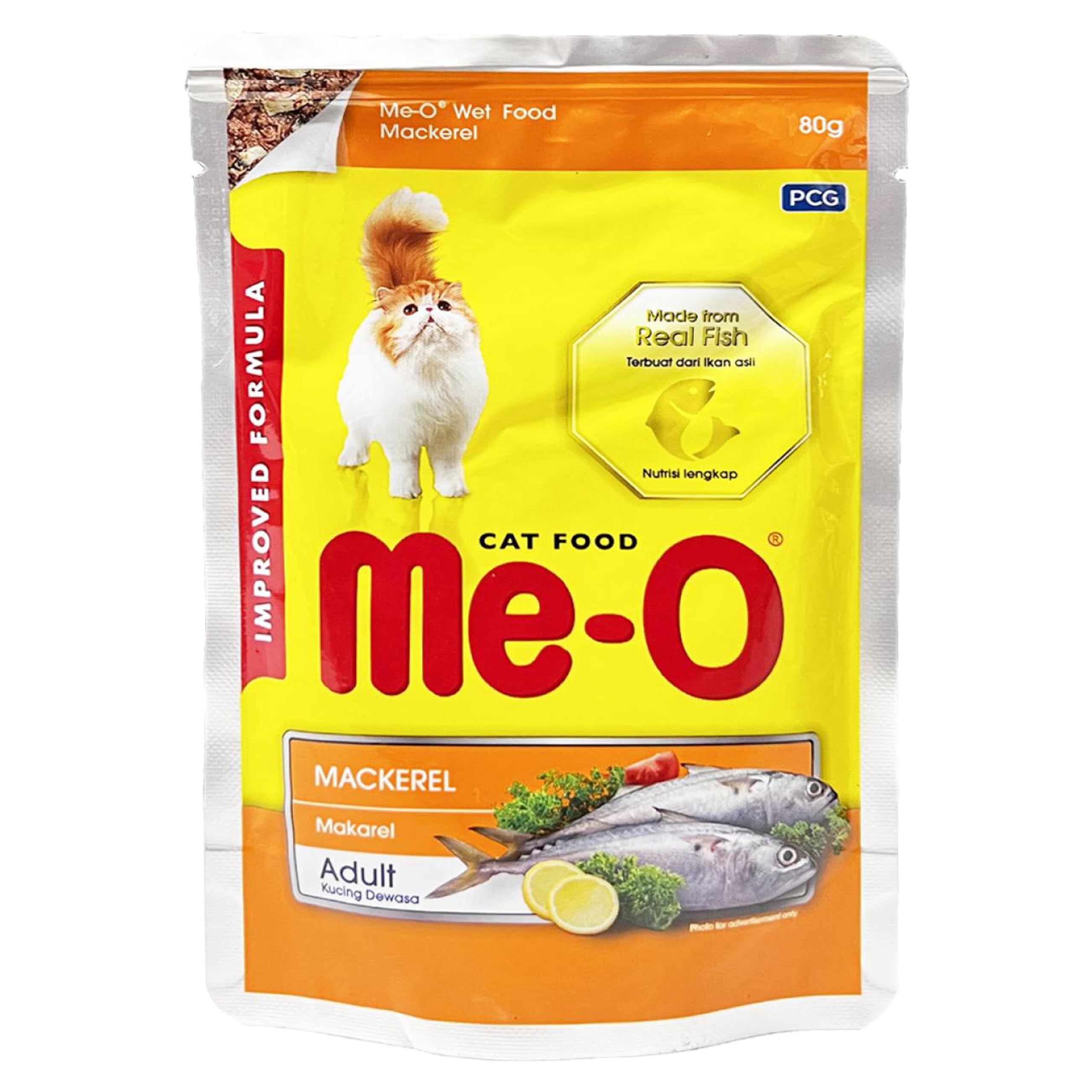 Me-O Adult Cat Food Mackerel Wet Food for Cats, 80gm, Pack of 12 | Mackerel Flavor Gravy for Adult Cats of All Breed Sizes, 80x12Pcs, 960gm Pack-image-47