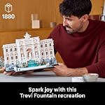 LEGO Architecture Ensemble de Construction Fontaine de Trevi - Puzzle 3D Collectible du Modèle de Monument Italien pour Affichage - Artisanat DIY pour Adultes - Cadeau pour Mariage - 21062