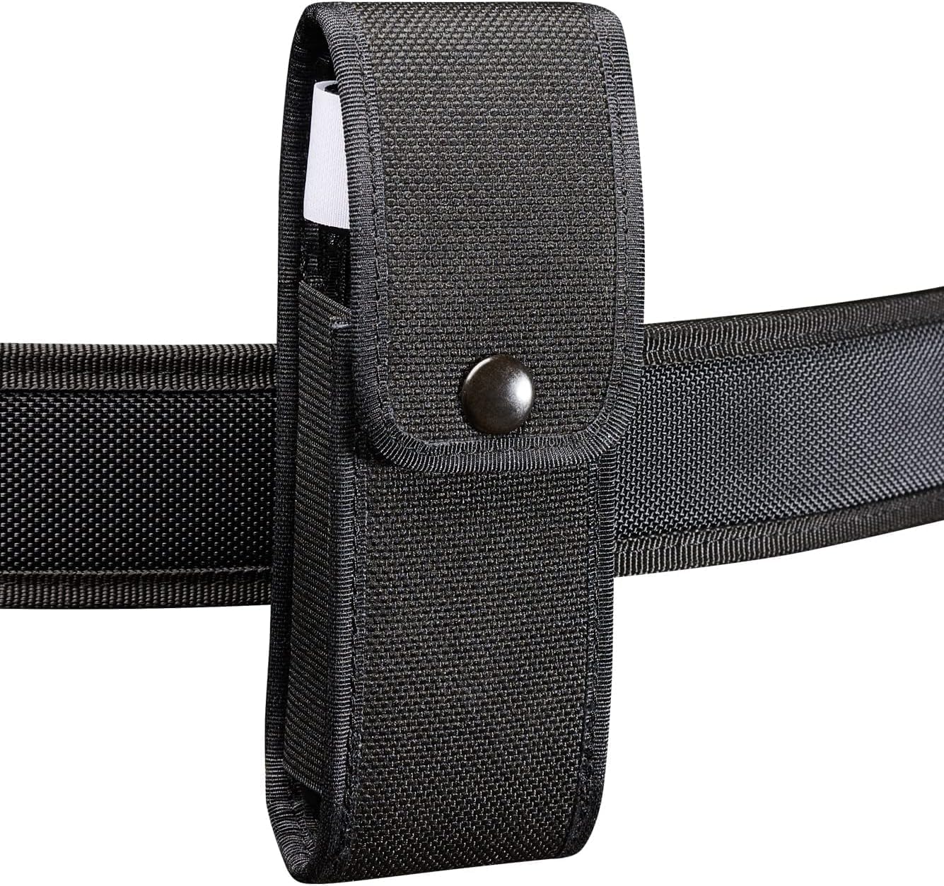 Shield Wallets Nylon Tourniquet Holder with Black Snaps and MOLLE Attachment, Fits Standard Tourniquets, Elastic Stretch Sides for Duty Belt or Vest, Tactical Tourniquet Pouch, Made in USA
