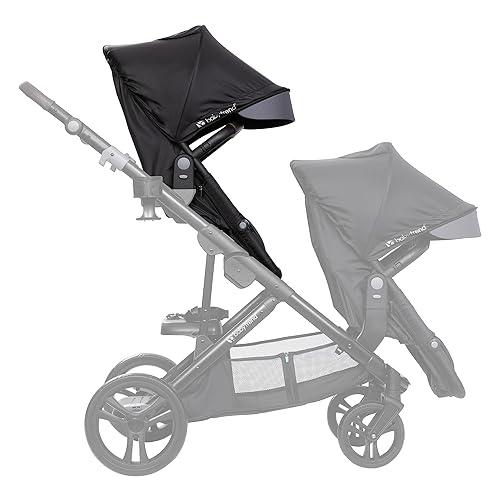 Miniatura 3 de Baby Trend - Segundo asiento para cochecito individual a doble Morph, negro (Dash Black)