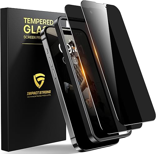 ImpactStrong Protector de pantalla de vidrio templado antiarañazos para iPhone 14 Pro Max (6.7 pulgadas), protector de pantalla de vidrio templado