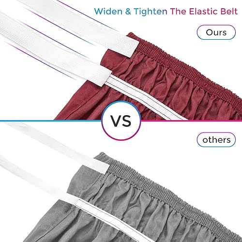 Miniatura 5 de RIMELA Faldas de cama envolventes con volantes elásticos para cama de tamaño individual con caída de 15 pulgadas, resistente a las arrugas y a la