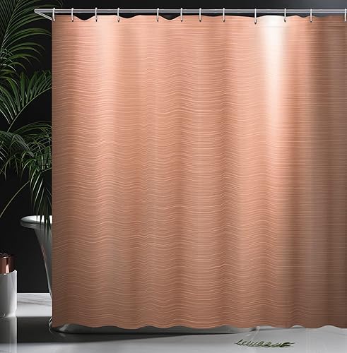 Miniatura 3 de Ambesonne Cortina de ducha abstracta, placa indusrial, ilustración de fachada, elemento de construcción resistente, moderno, juego de decoración de