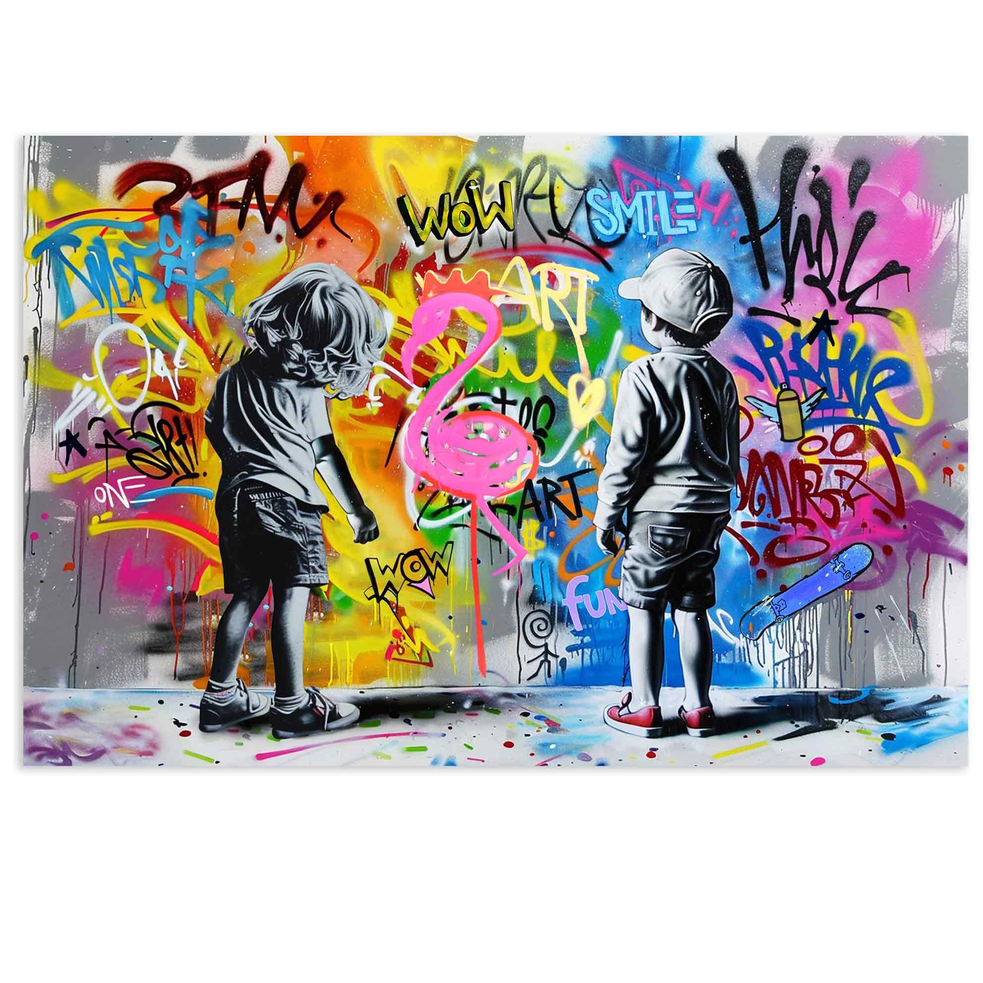 Banksy Gallery Banksy Childhood Girl With Balloon Large Vinyl Sticker - Removable Wall Art Decal, Various Colors Banksy Land - Foto 4