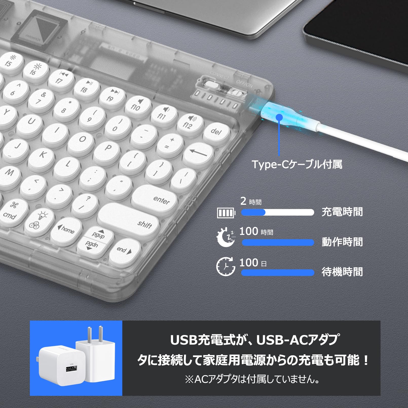 Amazon | DOKYW ワイヤレス キーボードBluetooth iPad用 スマホ用 