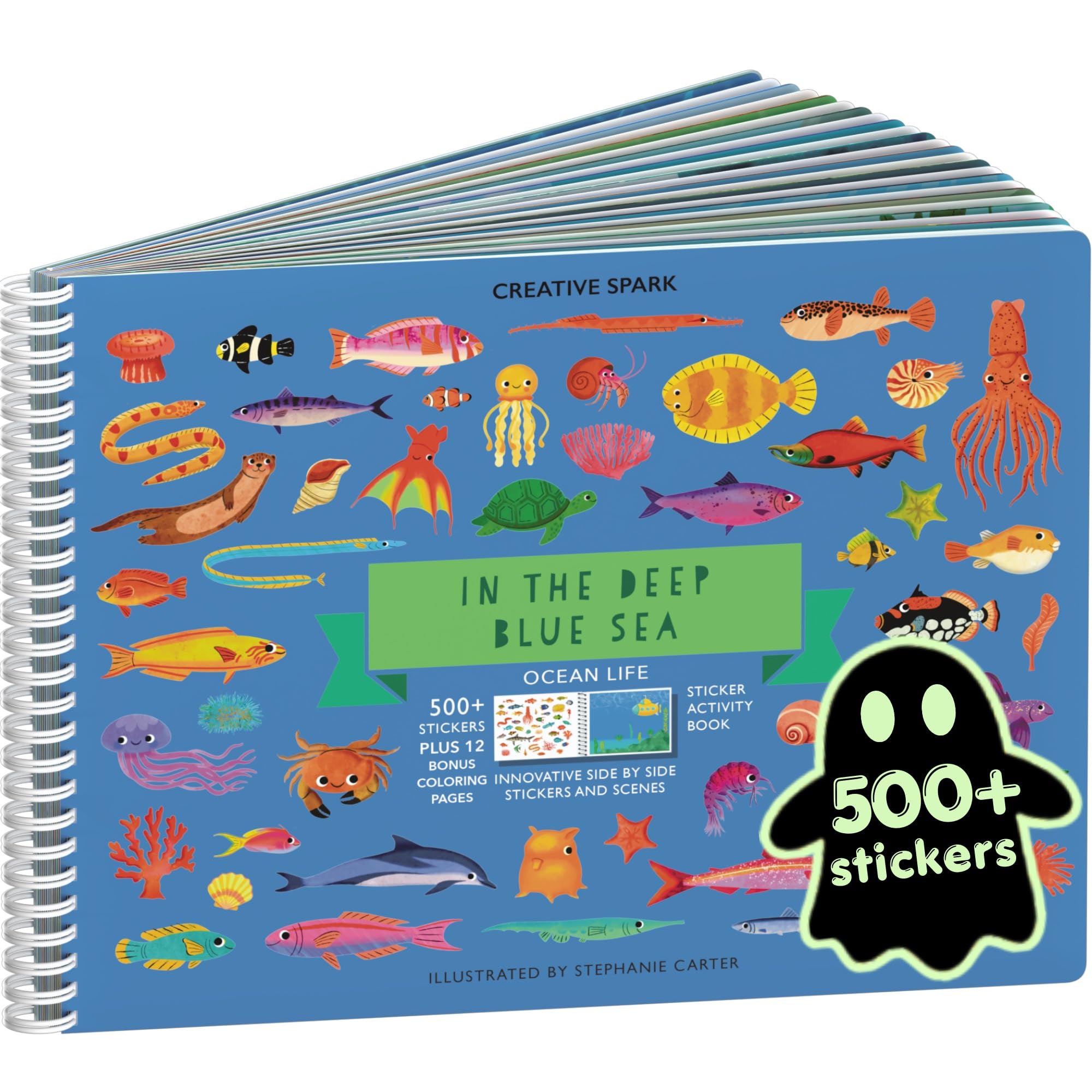 Cupkin Ocean Coloring &amp; Sticker Activity Book | 500+ Stickers