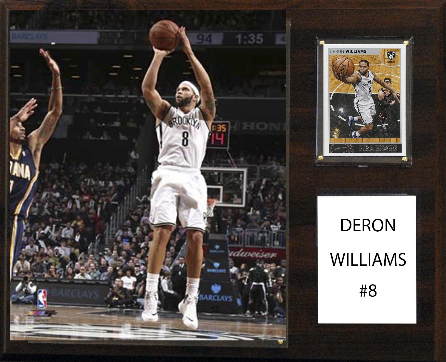 C&I CollectablesNBA New Jersey Nets Deron Williams Player Plaque, 12 x 15-Inch