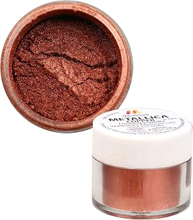 Mendelberg Food-Color Dusting Powder, Metallic Copper 0.14 Ounce