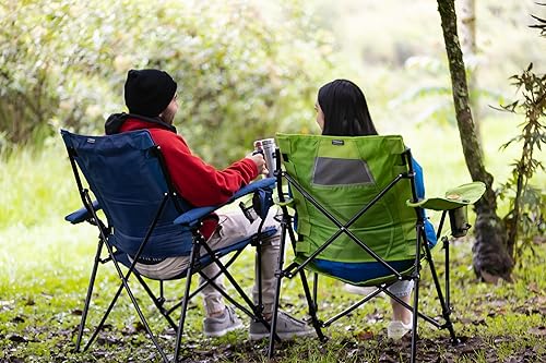 Miniatura 2 de STRONGBACK Silla de camping XL Guru 3.0 Sillas de camping resistentes con soporte lumbar, mochila plegable silla de campamento