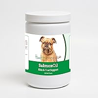 Vista 334 de Healthy Breeds Golden Retriever - Aceite de salmón masticable suave, 90