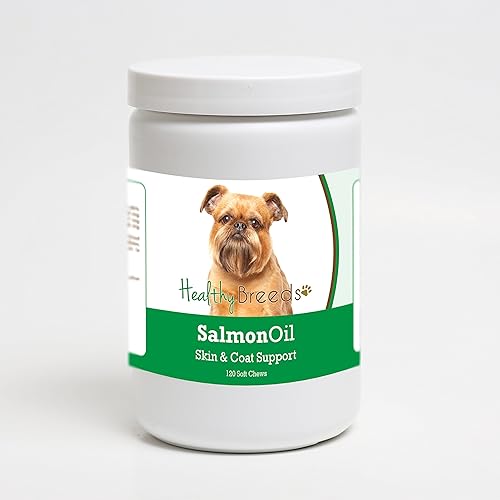 Miniatura 334 de Healthy Breeds Golden Retriever - Aceite de salmón masticable suave, 90