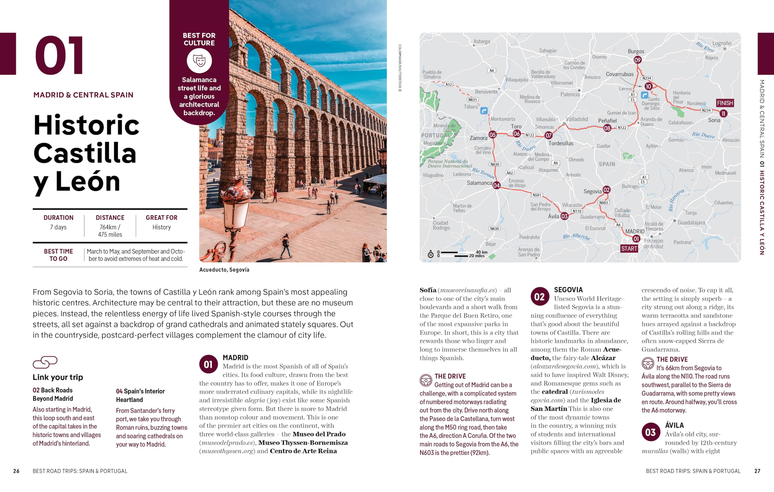 Spain & Portugal Best Road Trips 3ed -anglais-: best road trips : escapes on the open road