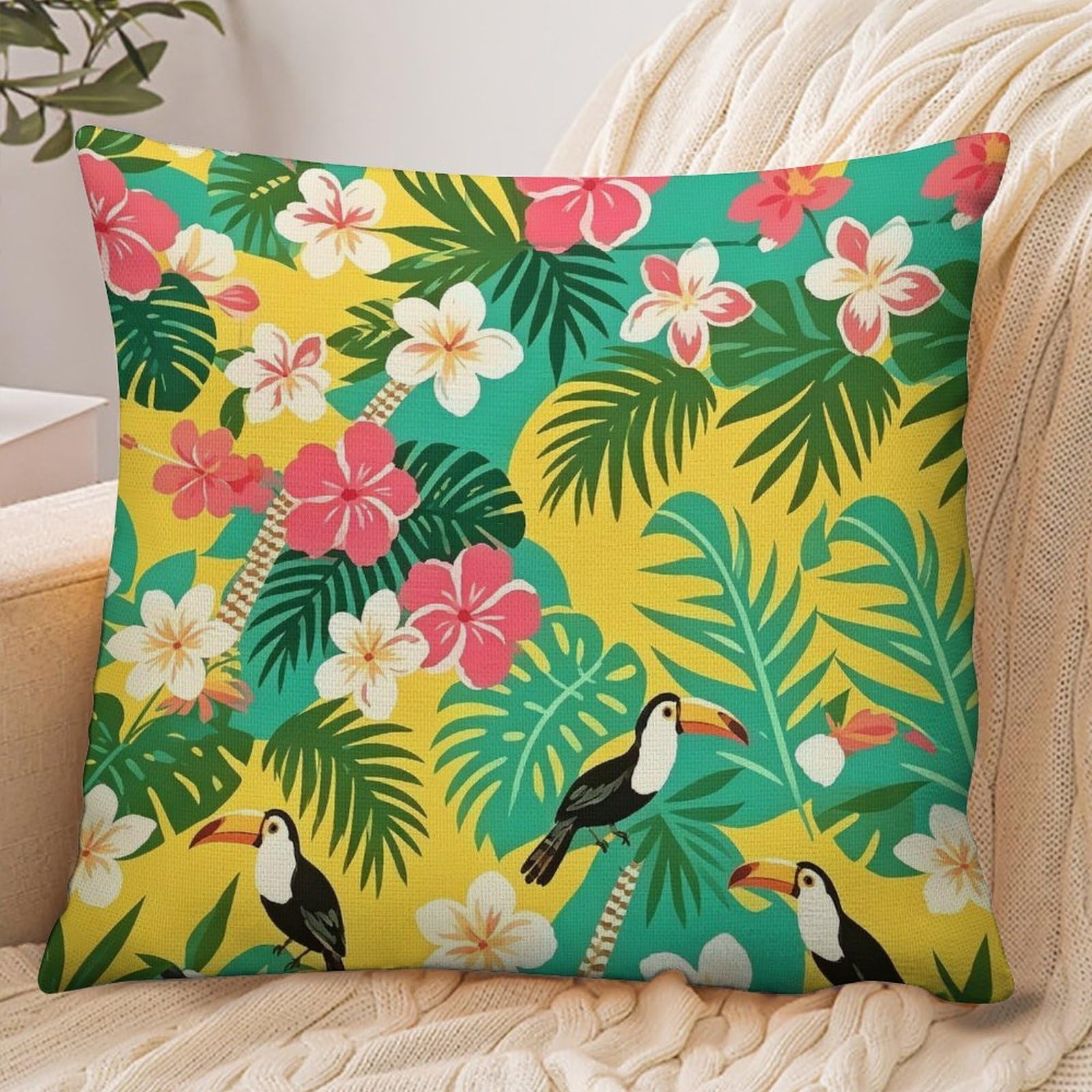 Fekiloot Style Hawaii Pillowcase Pillow Sham Pillow Case