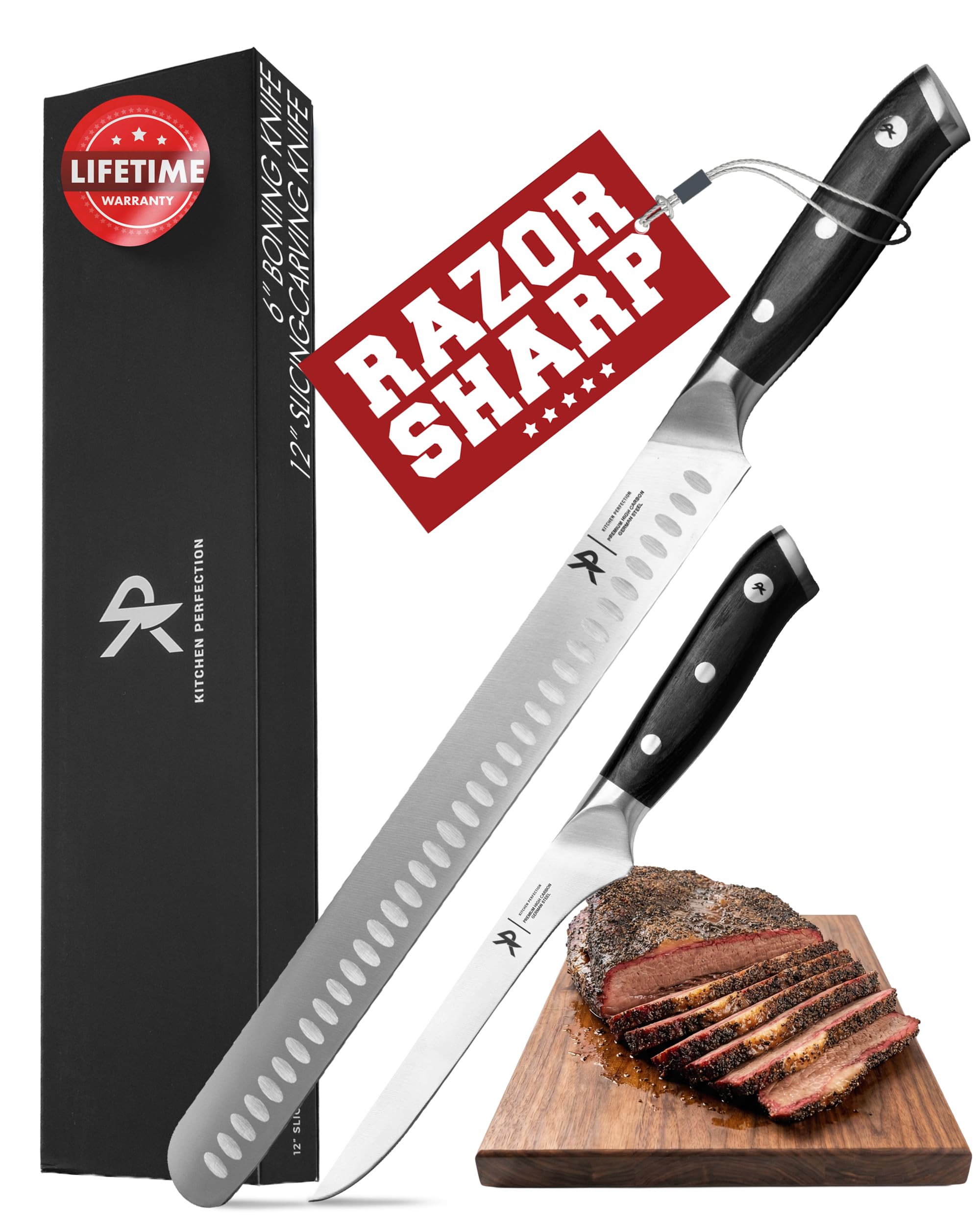 Kitchen perfection BBQ Carving Set for Meat
