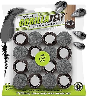 GorillaFelt Chair Leg Felt Protectors