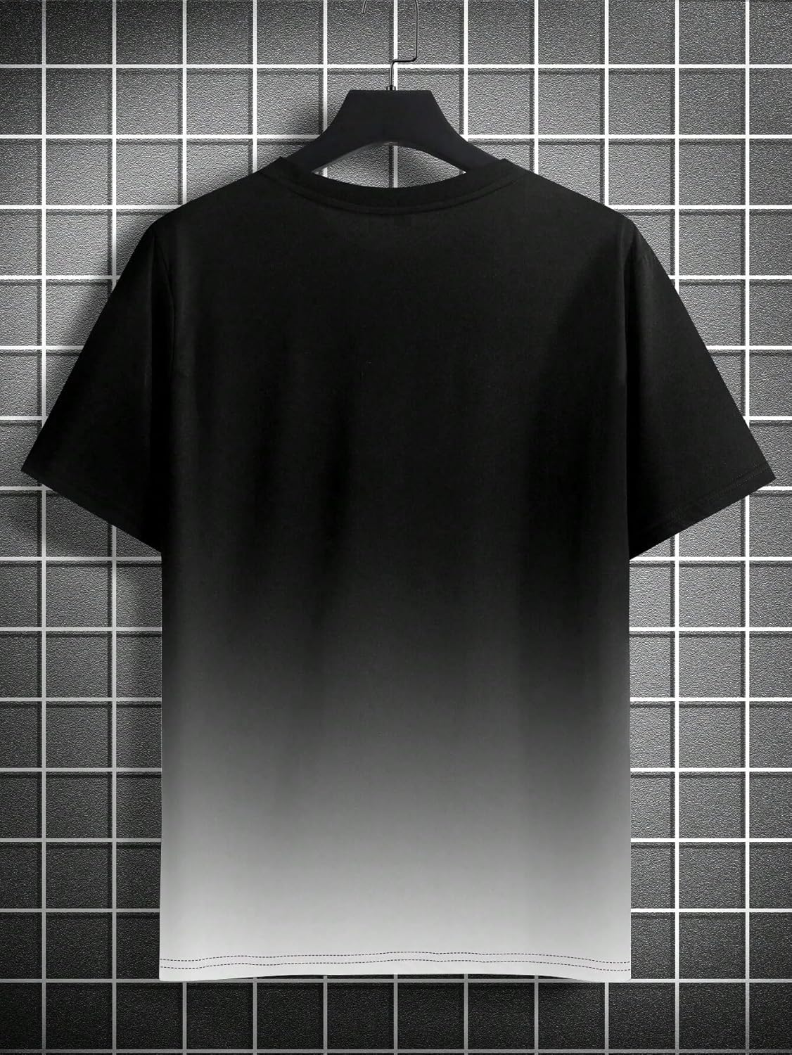 SOLY HUX Men's T-Shirts Ombre Graphic Tees Short Sleeve Crew Neck Summer Shirt Tops - Image 2