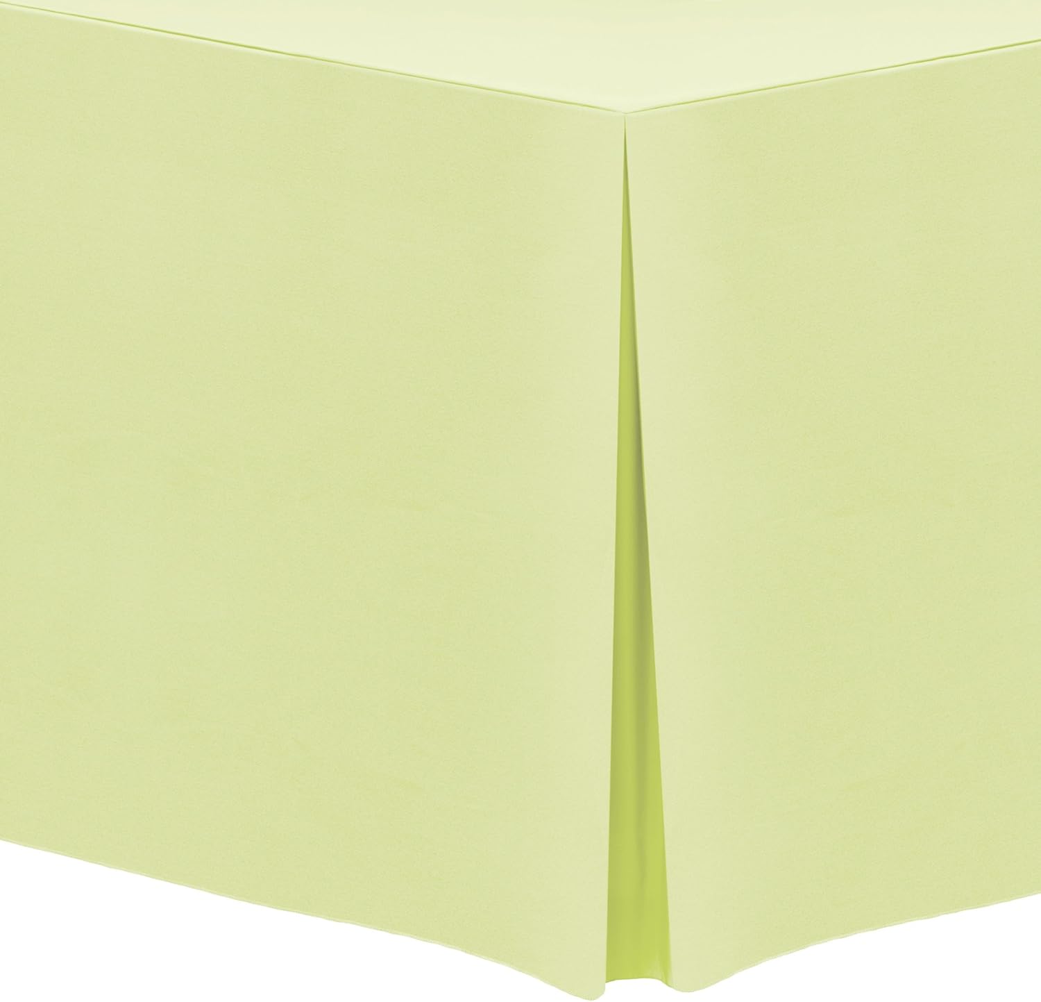 Ultimate Textile -2 Pack- 4 ft. Fitted Polyester Tablecloth - Fits 24 x 48-Inch Rectangular Tables, Raspberry Red