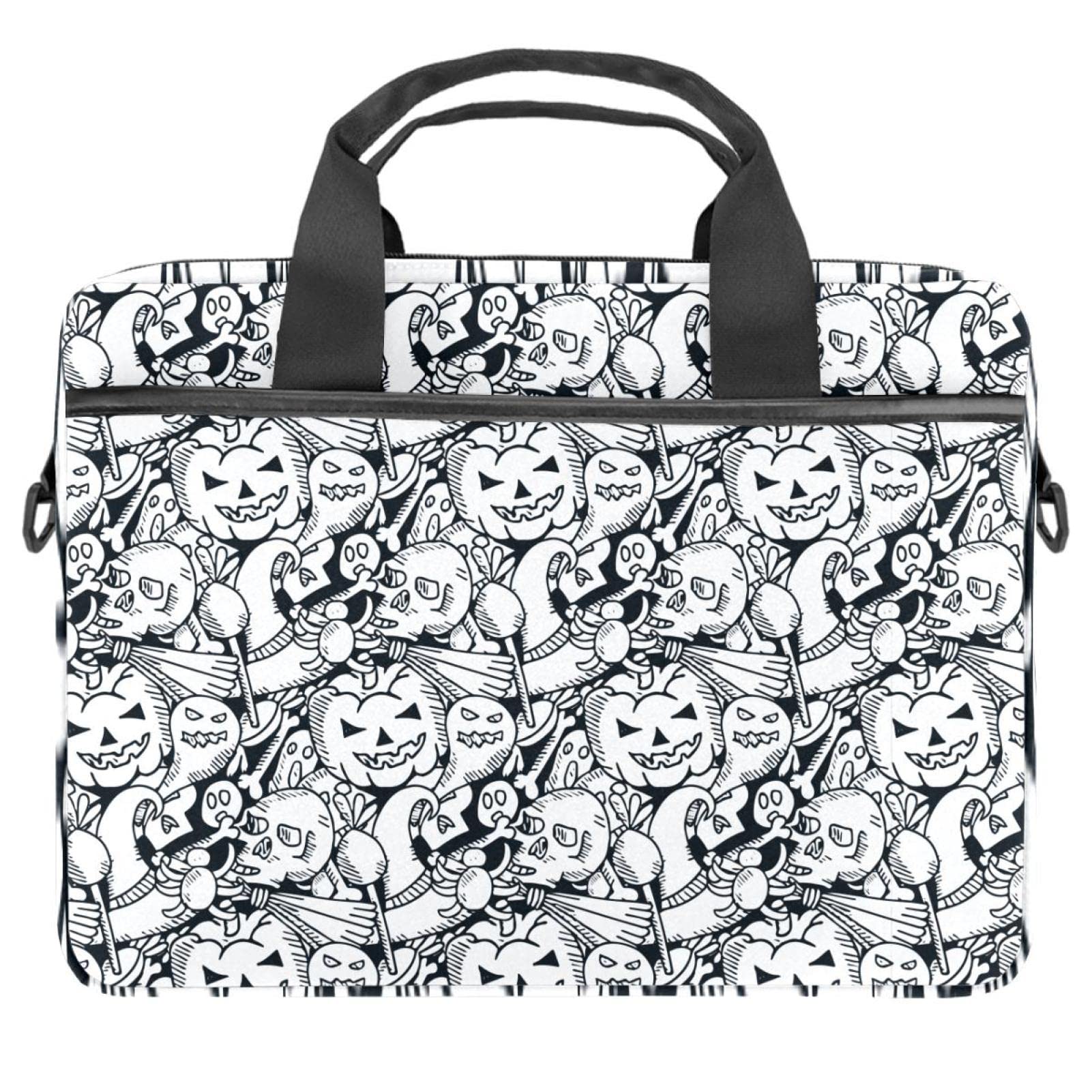 Bolsa de mensajero con diseño anime de Halloween y acolchado protector 7
