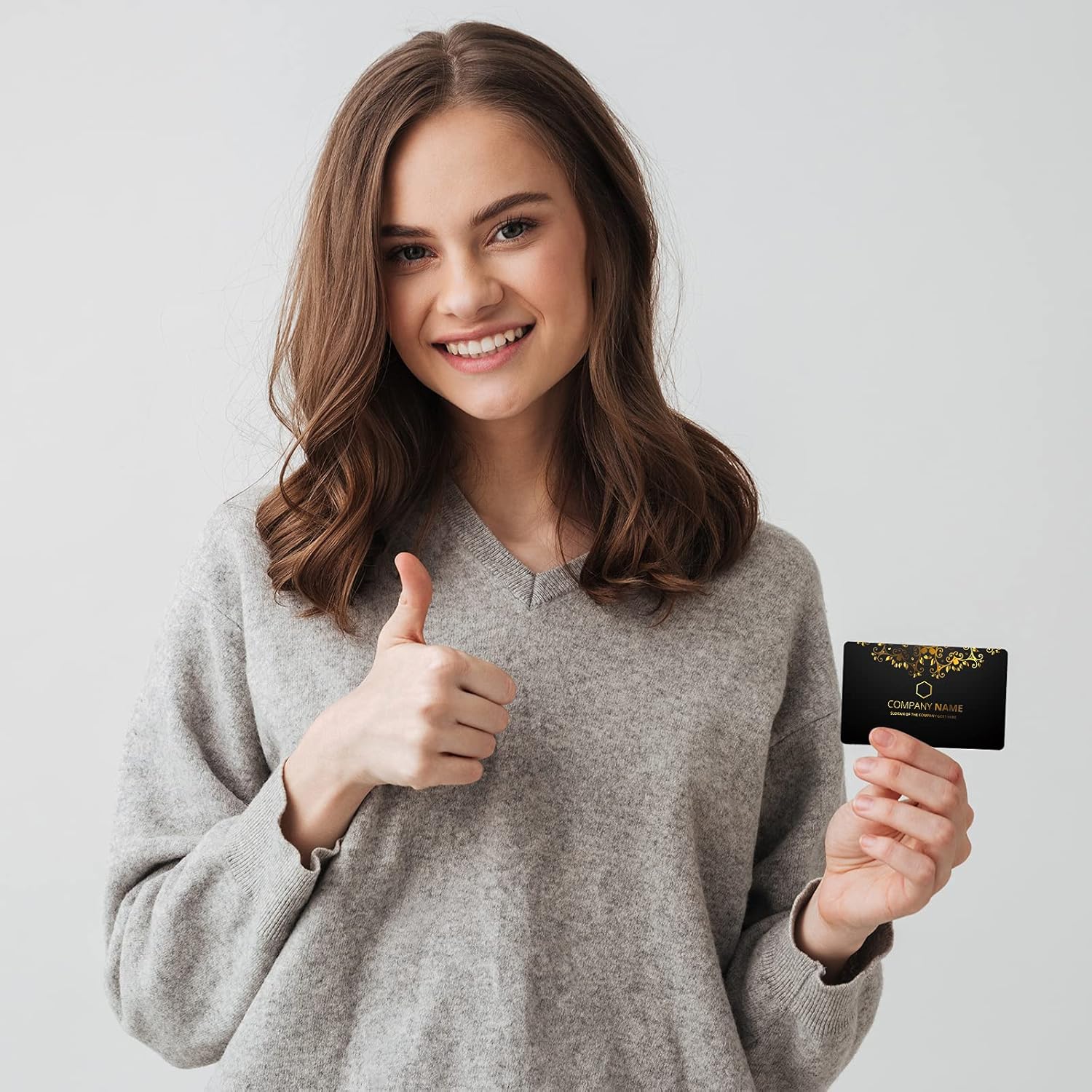 100 Pieces Metal Business Cards Anodized 0.2 mm Thick Aluminum Blanks Name Card 3.4 x 2.1 Inch Printable Metal Business Card for Custom Pattern (100 Pieces) : Office Products