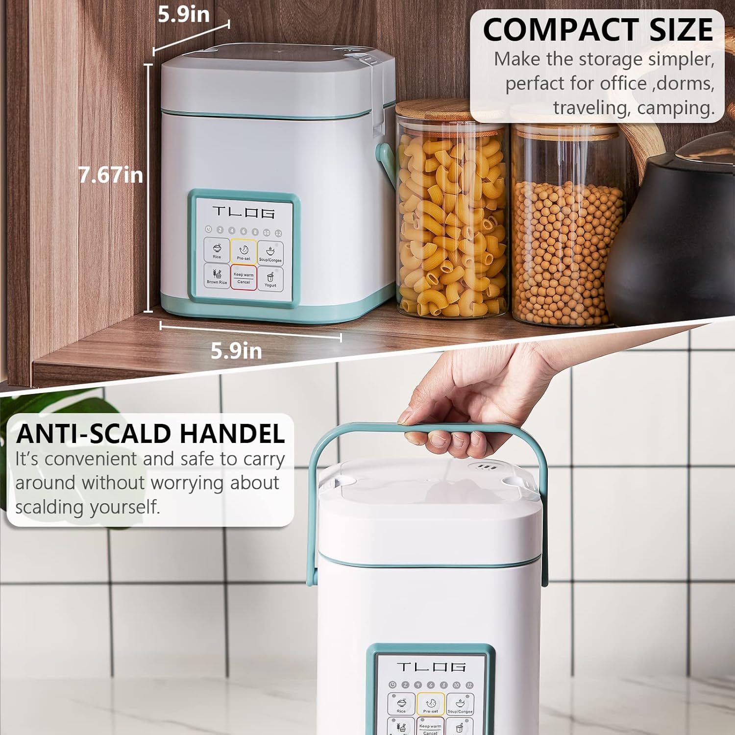 TLOG Uncooked Portable Personal Multi cooker Image