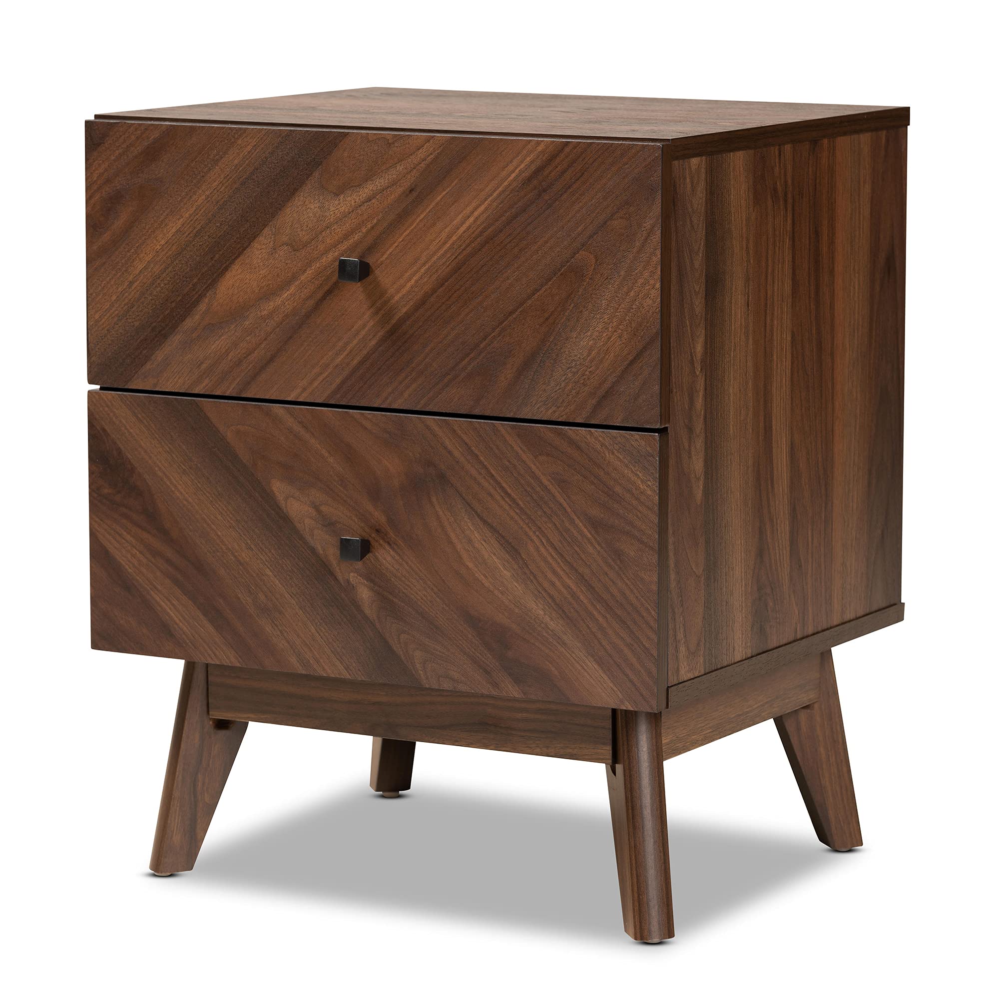 Baxton StudioHartman Nightstands, Walnut Brown