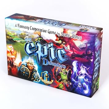 Tiny Epic Defenders The Dark War Deluxe | Board Game Expansion, Includes Deluxe Promo Pack | 1-4 Players, Ages 14+ | Strategic Fantasy Board Game