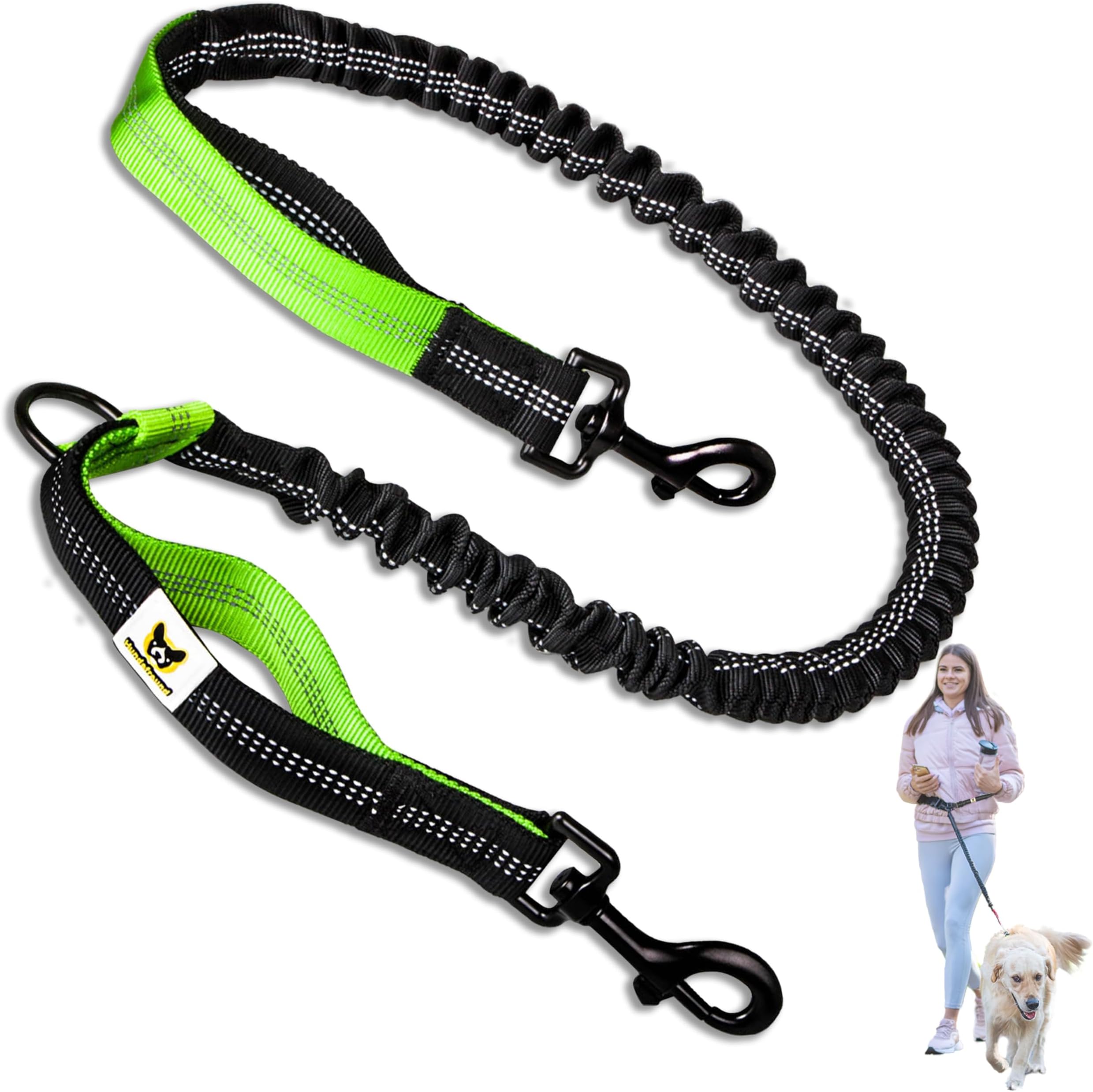 Spark Paws Premium Hundeleine Mit Kotbeutel – Extra Stabil Für Starke Hunde!