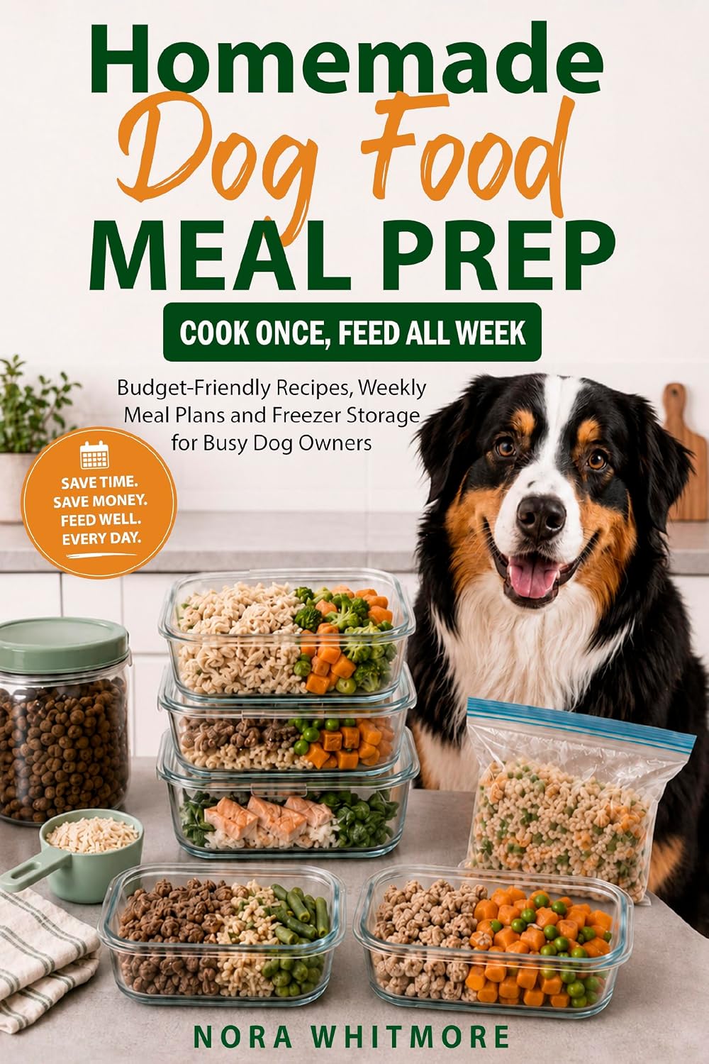 Homemade Dog Food Meal Prep. Cook Once, Feed All Week : Budget-Friendly Recipes, Weekly Meal Plans and Freezer Storage for Busy Dog Owners